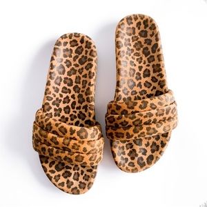 Seychelles Low Key Leopard Slide Sandal